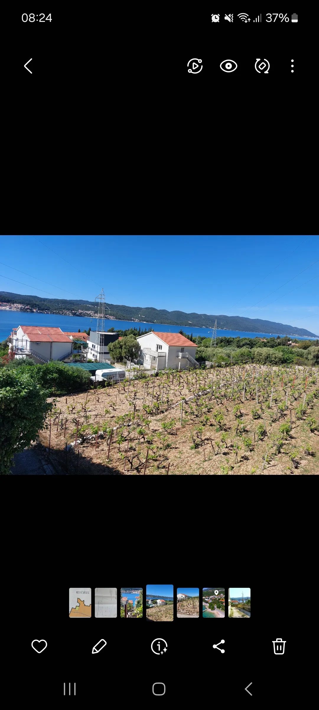 Građevinsko zemljište s predivnim pogledom na Pelješki kanal i Korčulu