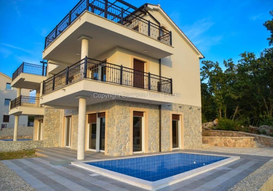 Croatia, Krk - Stonehouse, 150 m2 with the view