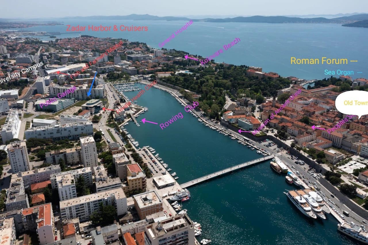 Komercijalni prostor na prodaju. 81 m², 1st floor/6 floors. 2, Branimirova obala, Zadar. 